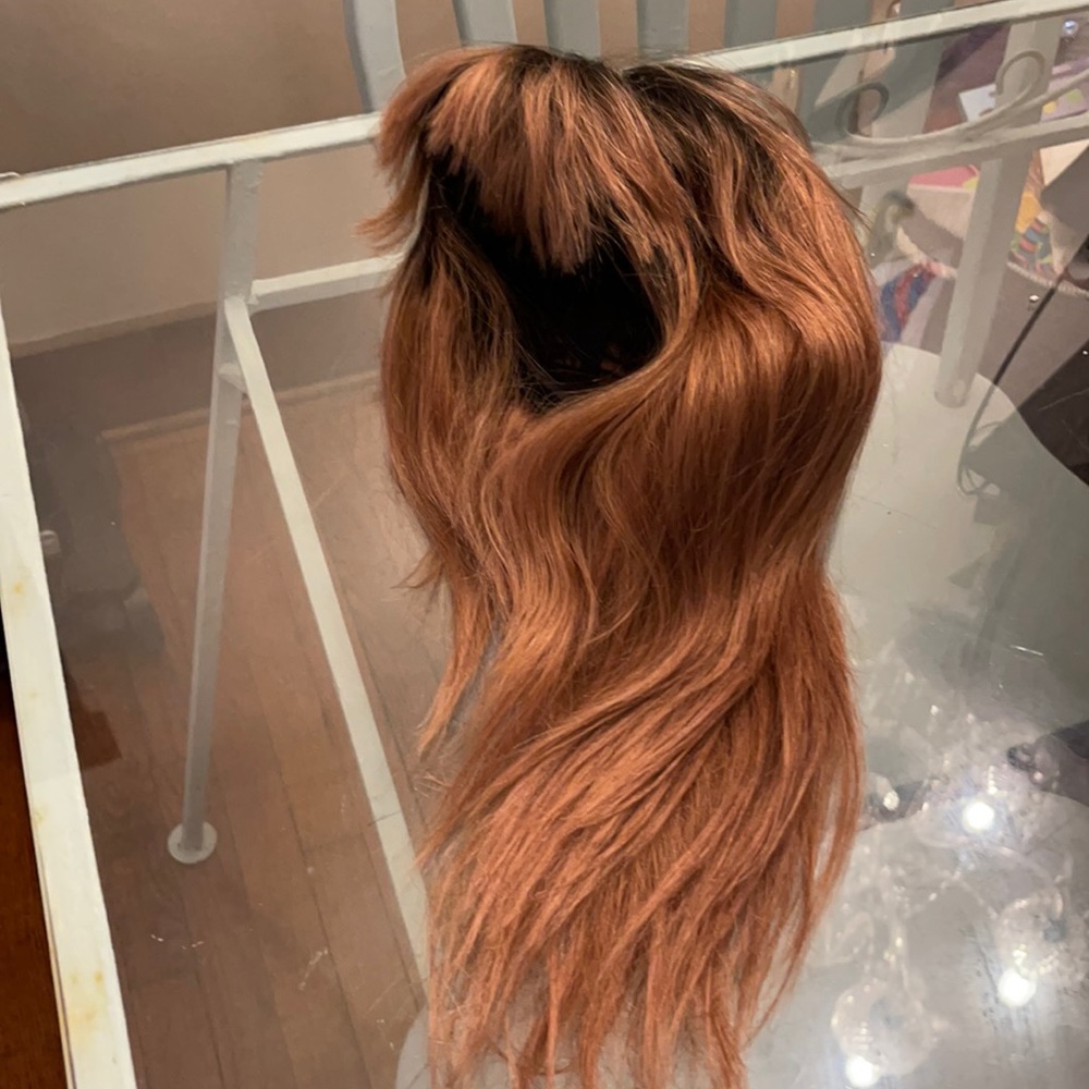 It’s a wig human hair 20” rooted wig